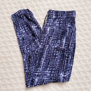 Ecru Blue Batik Pants Size Medium